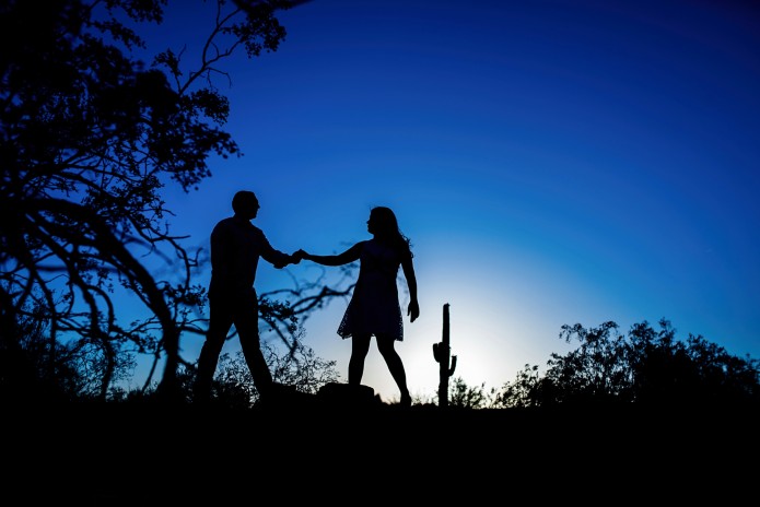 Papago Park Engagement Session