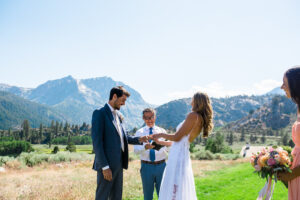 June Lake Victory Lodge Wedding