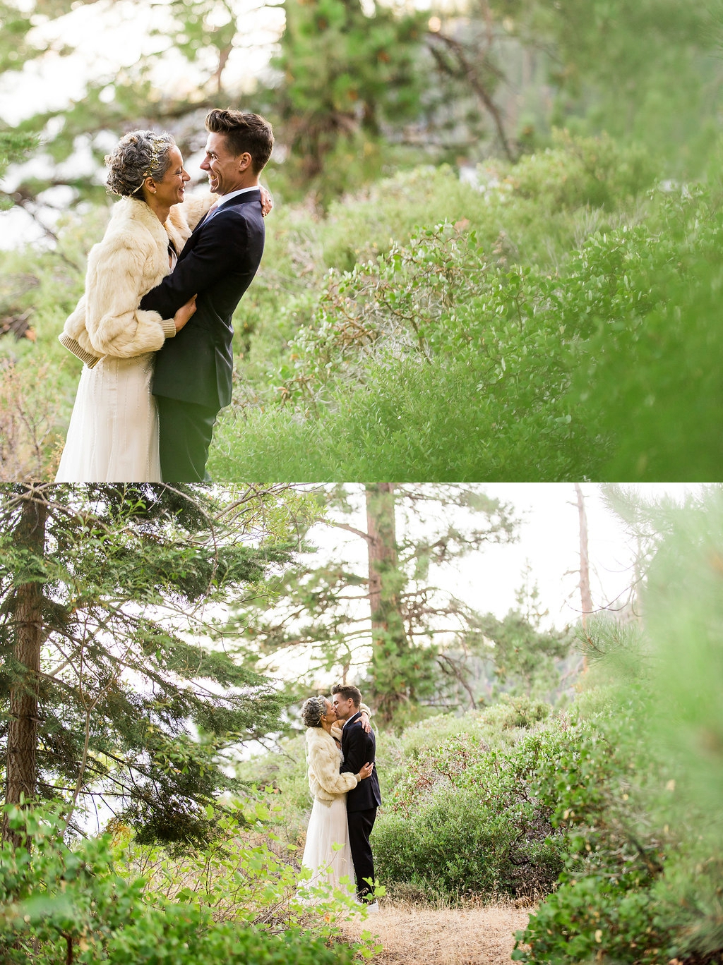 Tahoe backyard wedding