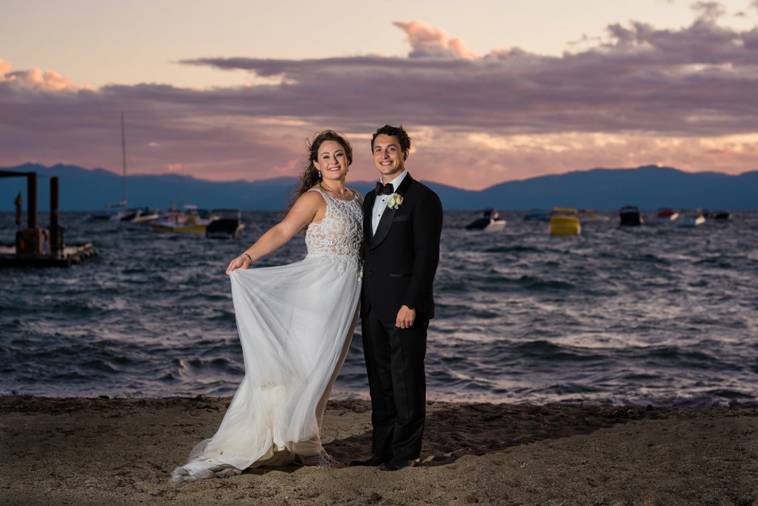 Fall wedding at Hyatt Regency Lake Tahoe