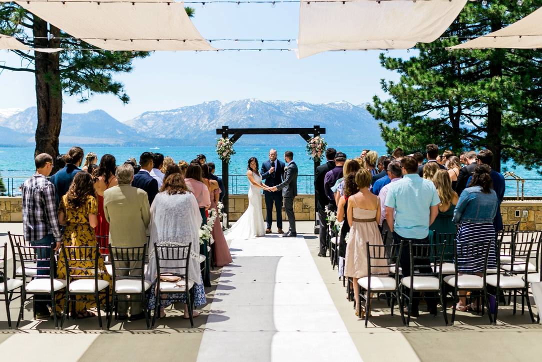 Landing Lake Tahoe Wedding