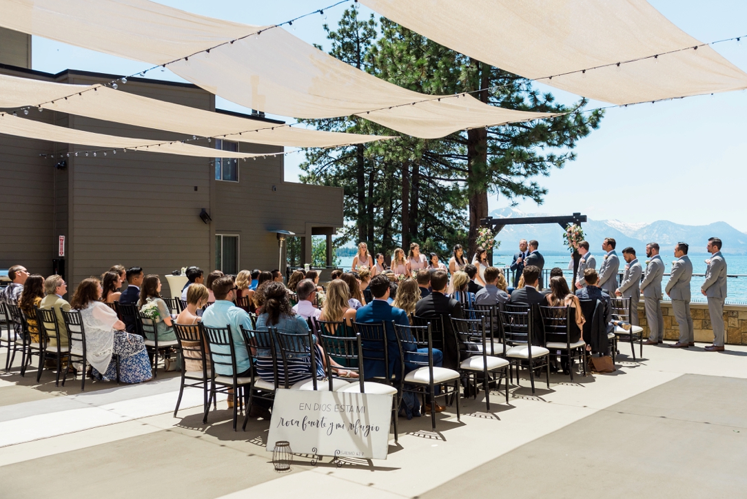 Landing Lake Tahoe Wedding