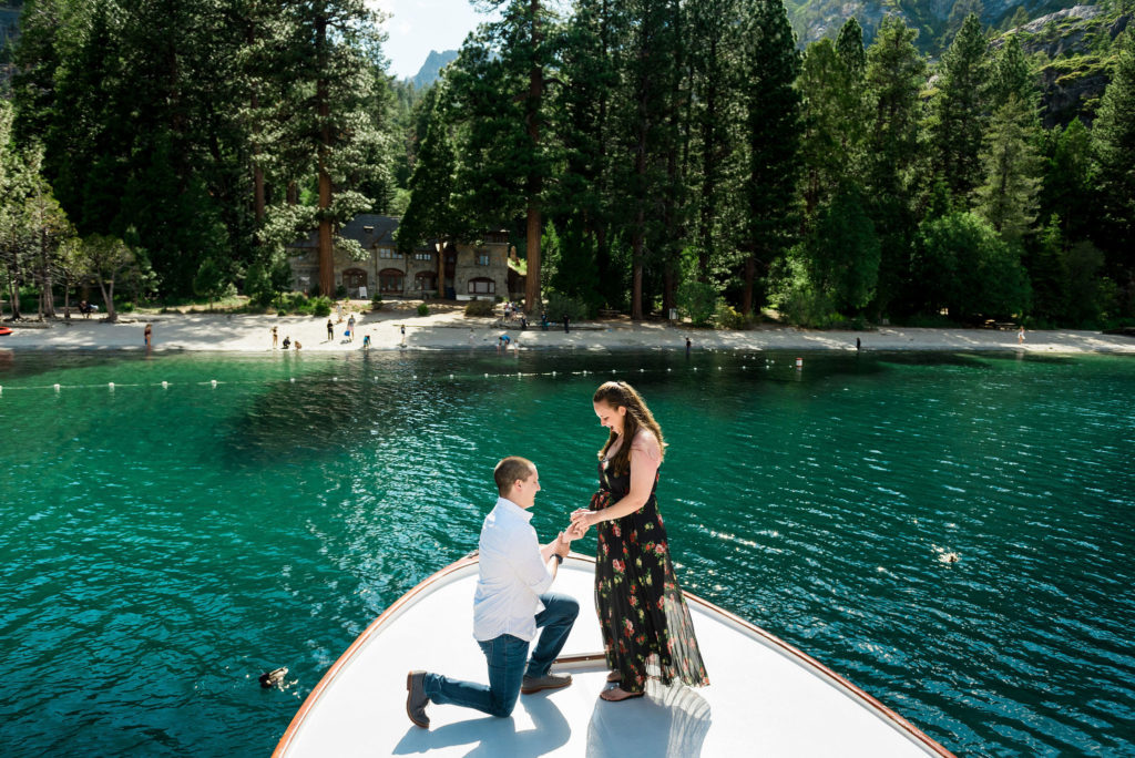 Propose in emerald bay