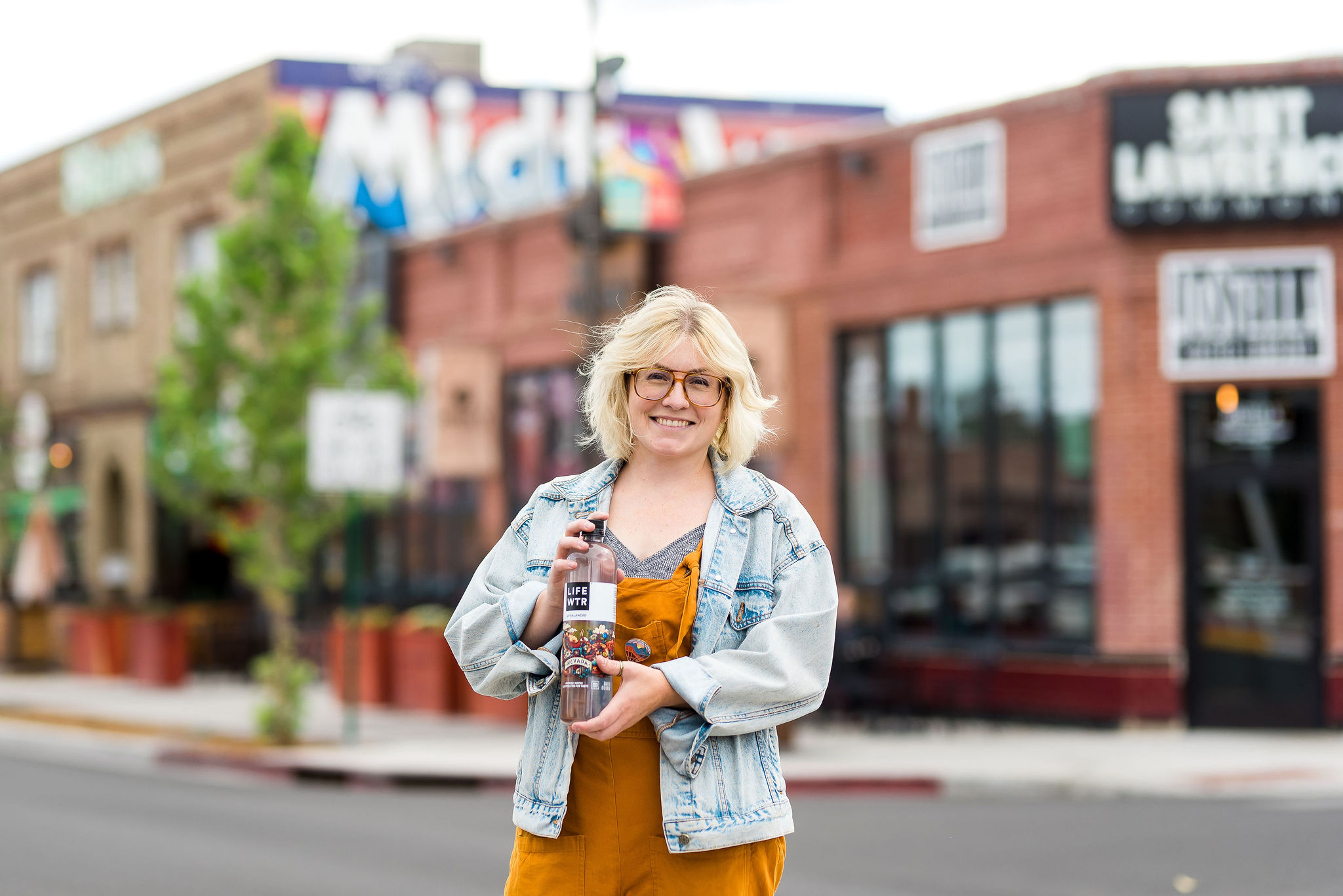 Reno Lifestyle product and headshot photography of Lifewater and the University of Reno