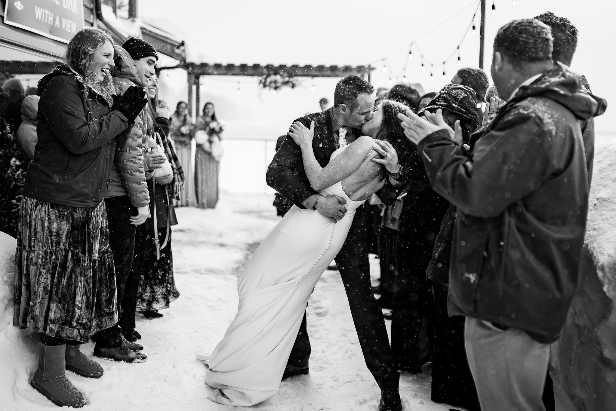 Destination winter wedding in Lake Tahoe