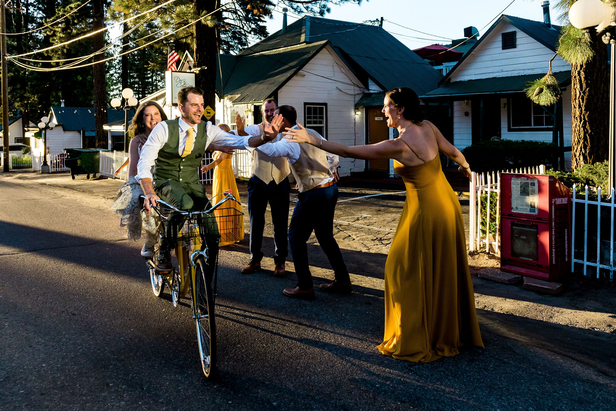 How to incorporate bicycles into your Lake Tahoe wedding