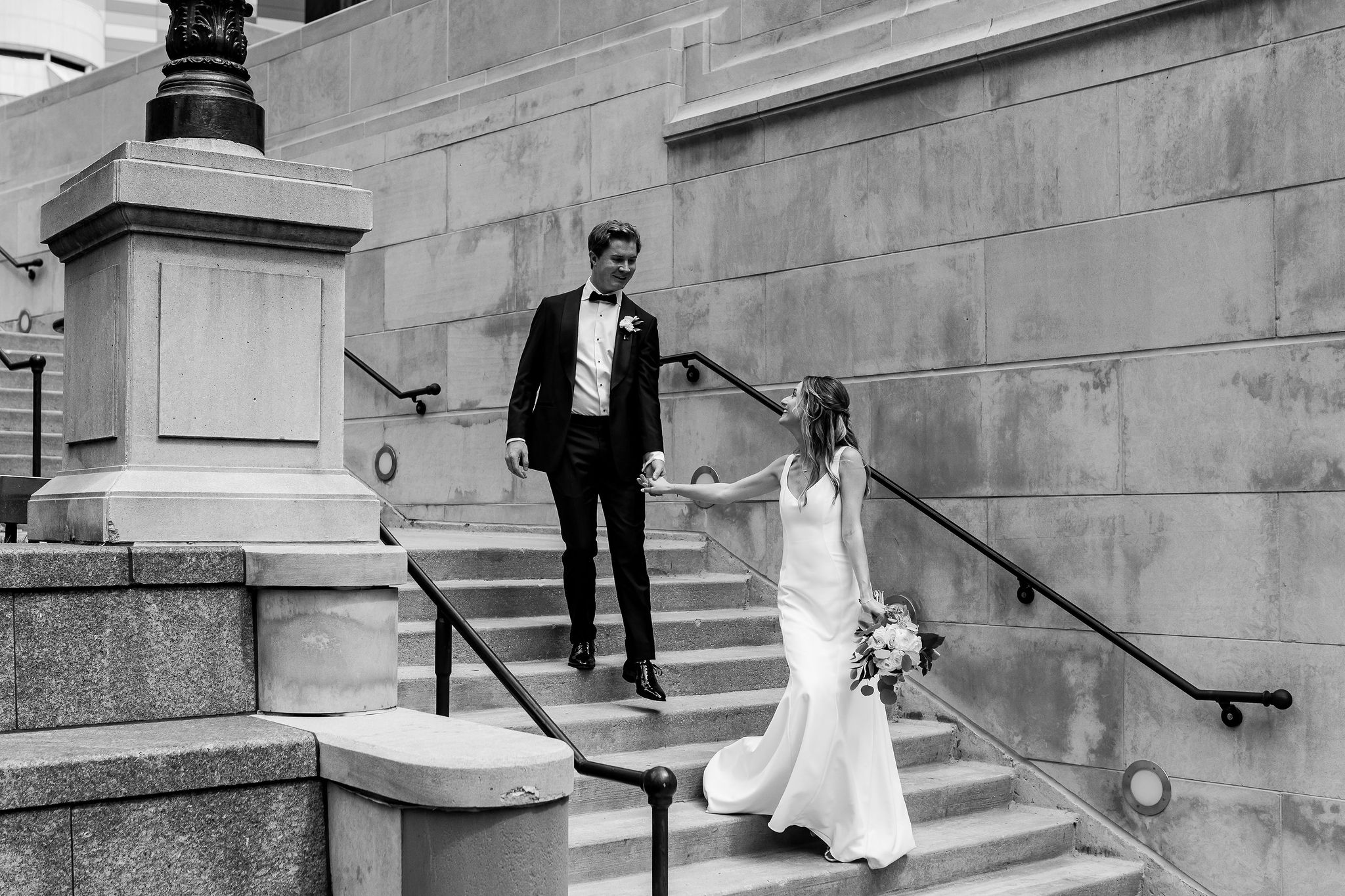 Chicago-Wedding-Photographer-642 Chicago Riverfront Walk Wedding Photos