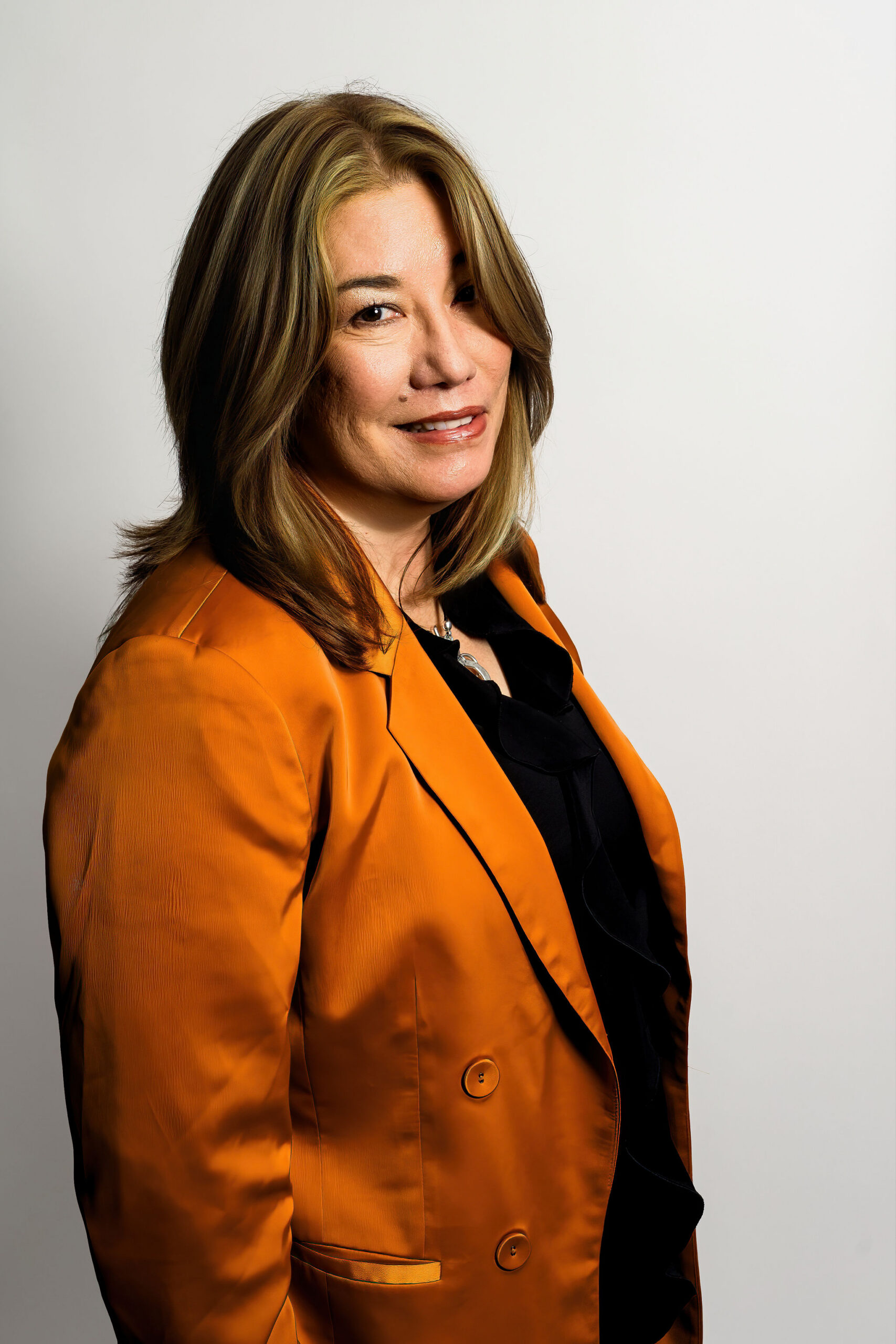 corporate headshots on seamless backdrop