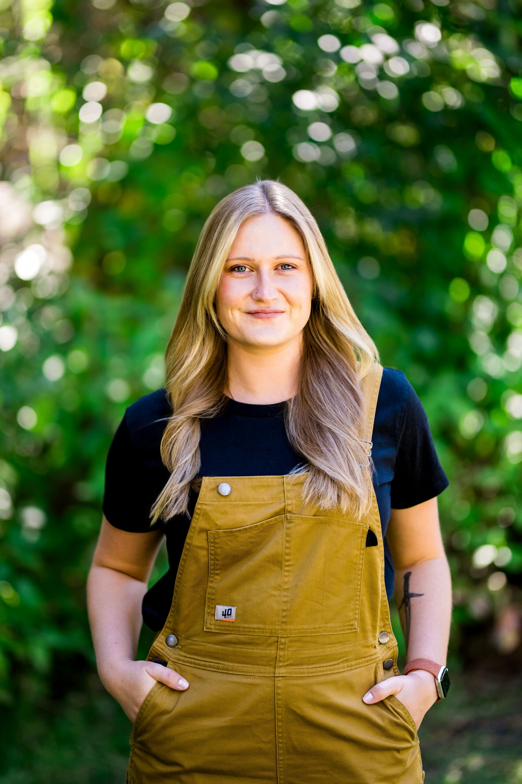 outdoor natural light headshot station