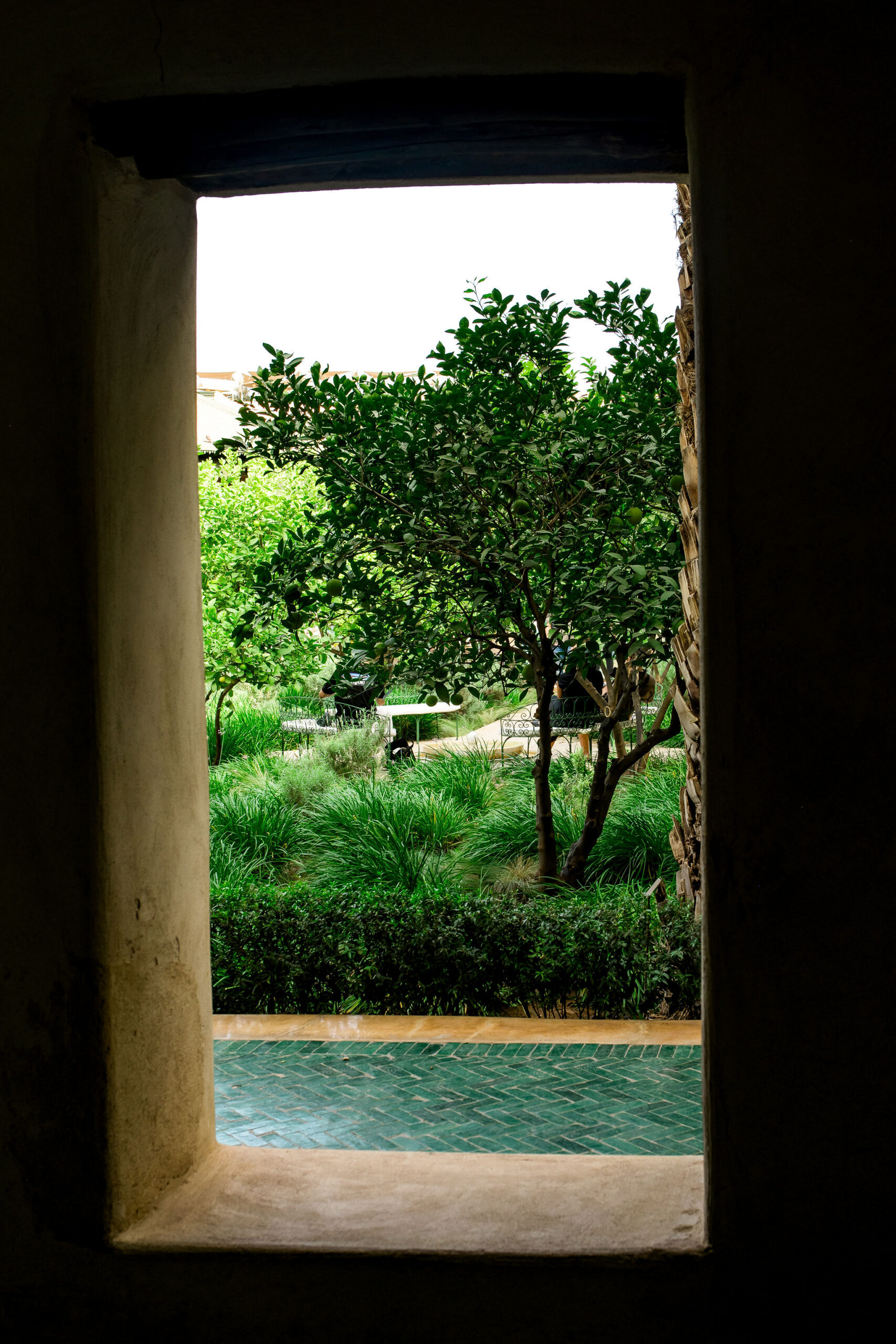 A window into the Jardin Secret