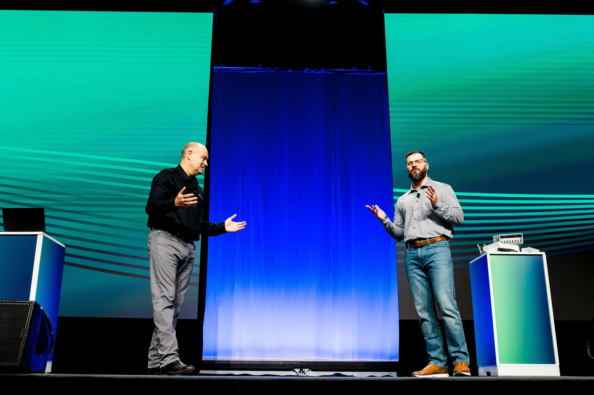 How to stand on stage when speaking at a corporate event