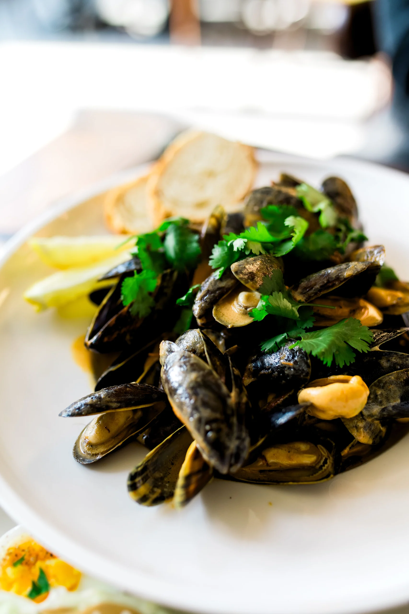 Mussels at Restaurant De Belhamel